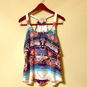 Pattern women’s racer back flowy tank